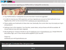 Tablet Screenshot of poppornvod.com